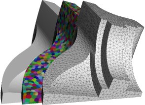 Generic remeshing of 3D triangular meshes with metric-dependent ...
